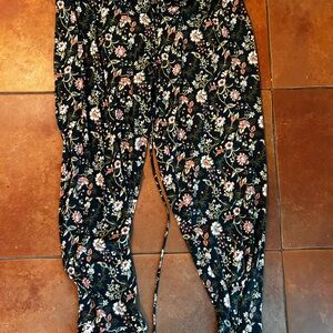 Floral Print Pants